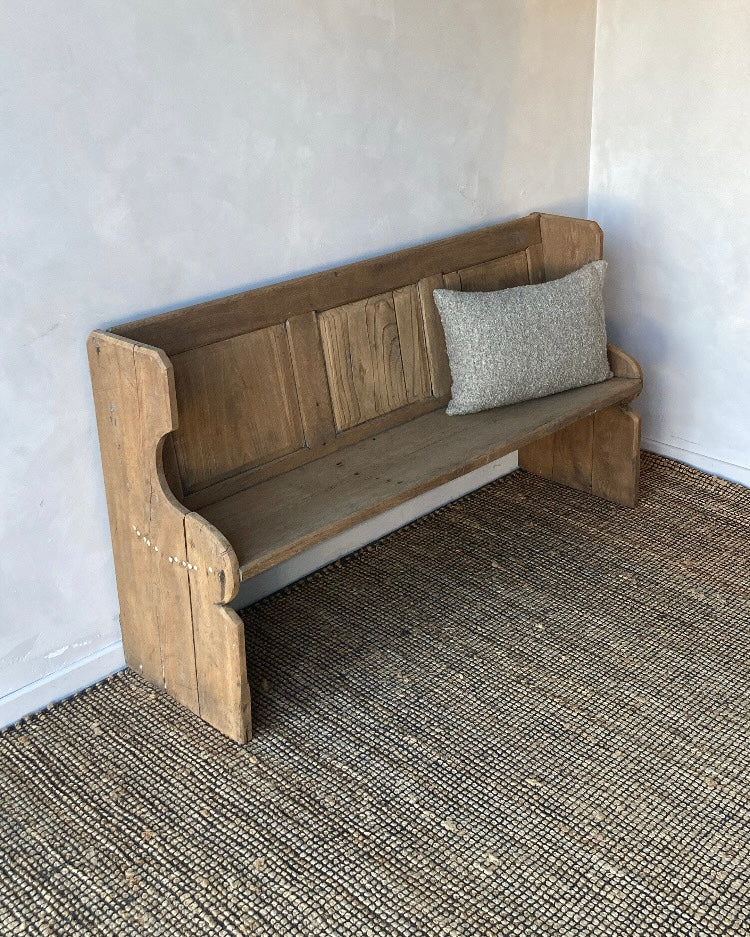 Authentieke houten kloosterbank eik