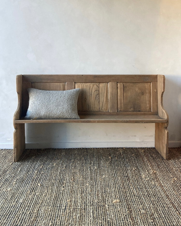 Authentieke houten kloosterbank eik