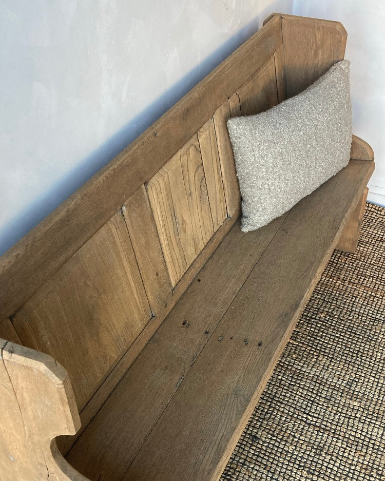 Authentieke houten kloosterbank eik