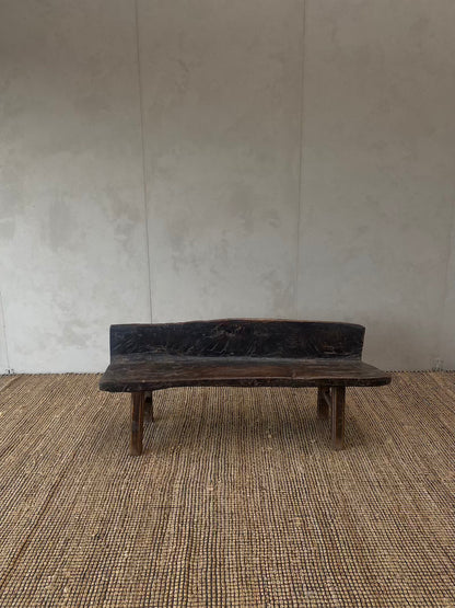 Cederhouten bank met rug