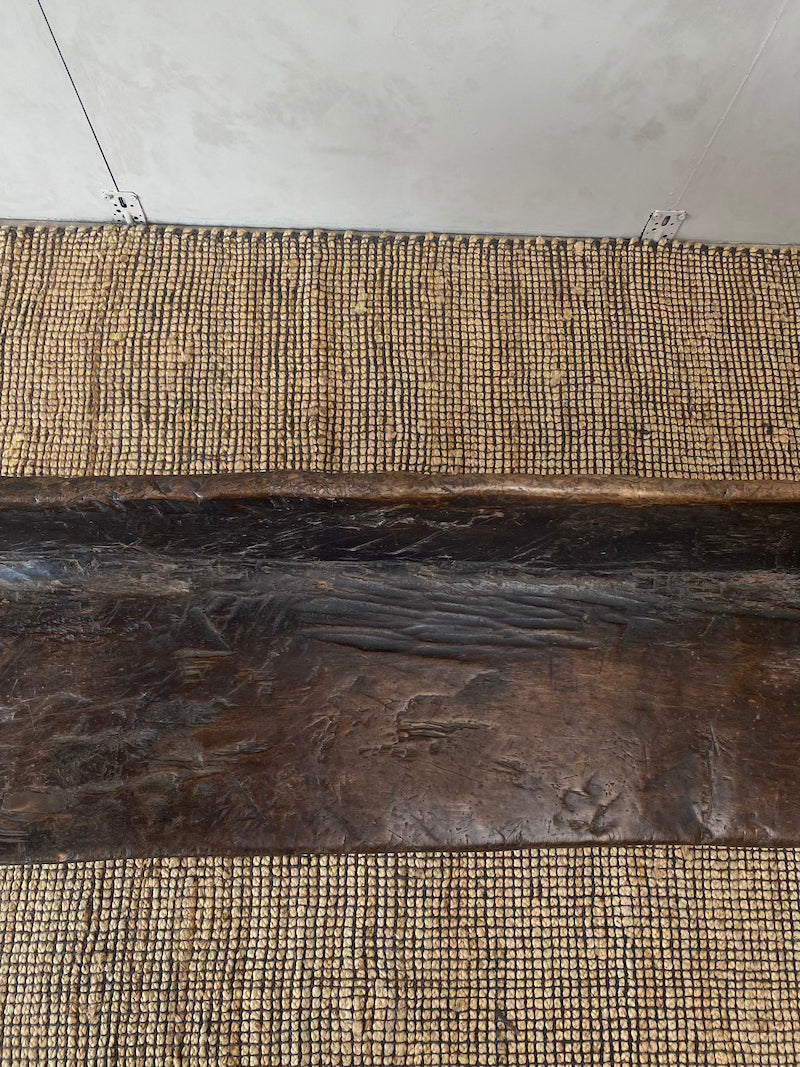 Cederhouten bank met rug