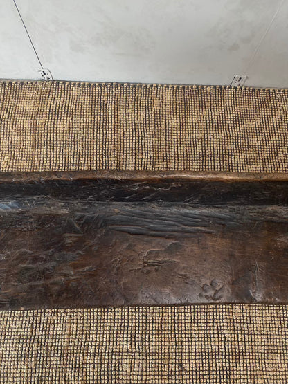Cederhouten bank met rug