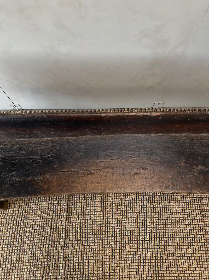 Cederhouten bank met rug