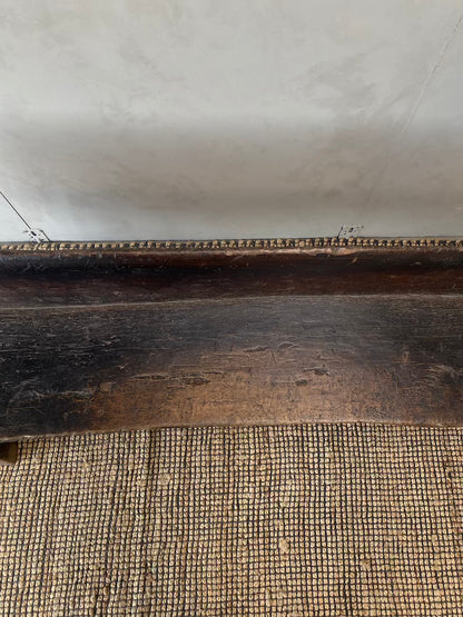 Cederhouten bank met rug