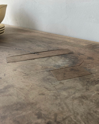 Houten console met schuifje 18e eeuw