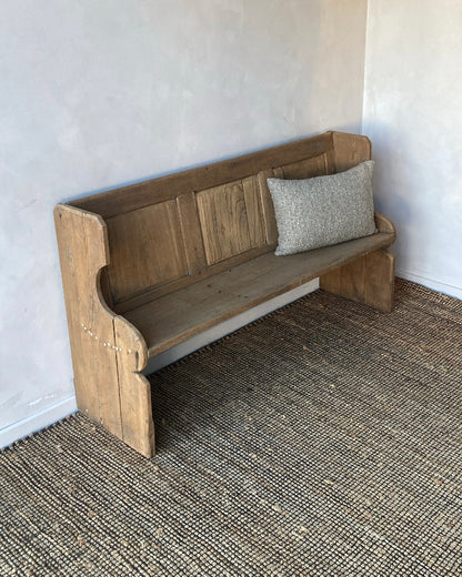 Authentieke houten kloosterbank eik